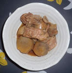 鶏肉と里芋の煮付け