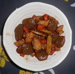 鶏ごぼう炒め