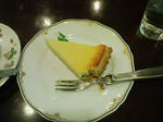 チーズタルト頂きました。