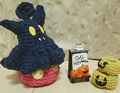 あみぐるみ Happy Halloween パンプキンおばけとバケッチャ いといとの編み物奮闘記 初心者が売れるセーターを作るまで