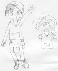 初描きゴールド。