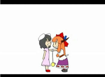 [東方]みょんとすいかとてゐでつるぺったん