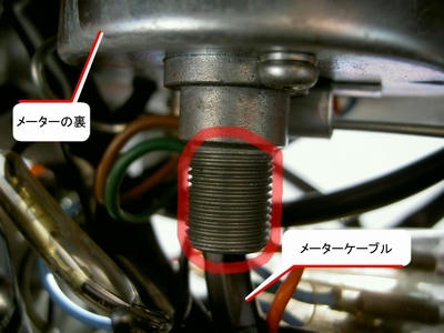 メーター裏