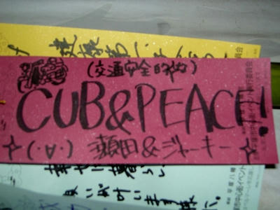 CUB & PEACE