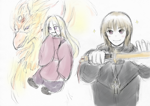 天藤蒼斐＆迦楼羅・燦輝