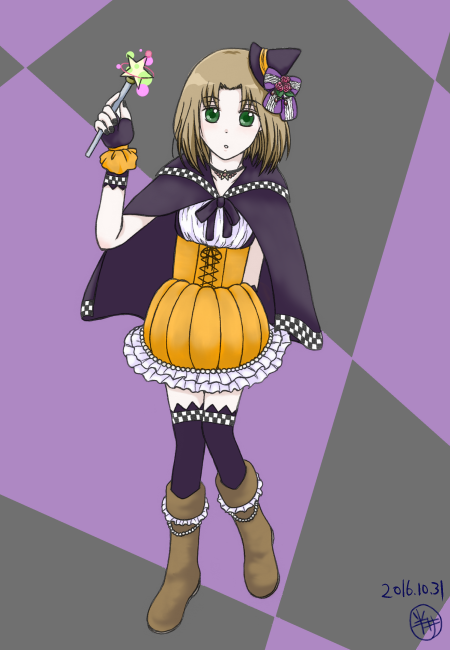 2016年ハロウィン絵