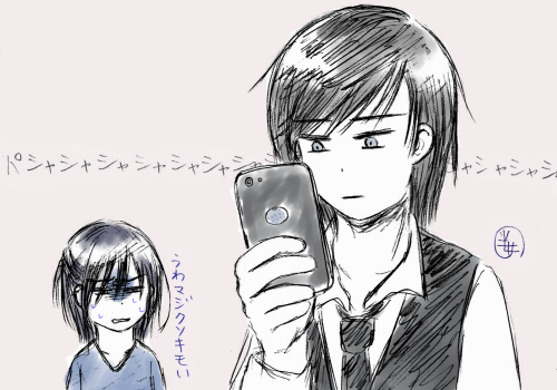 お嬢が可愛すぎてつい連写するの図