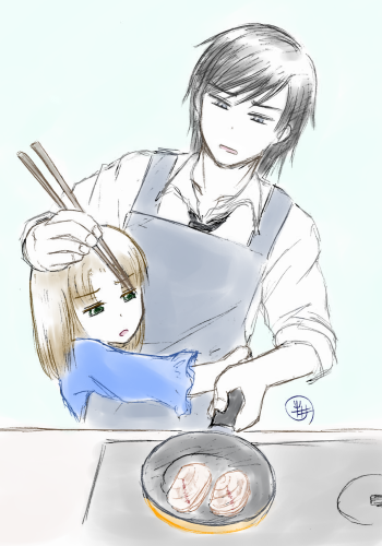 おさかなだとがっかりするガール