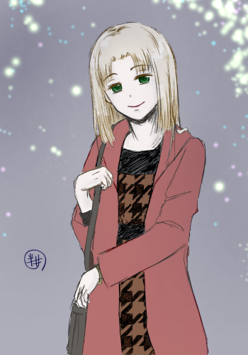 とある短編での格好です