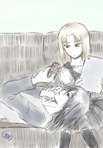 膝枕はしたりされたりの仲です