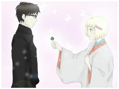 雪男くんとしえみちゃん
