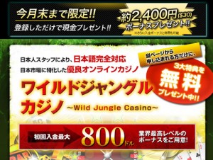 【New!】4月の新規プロモーション続々登場◆ワイルドジャングル