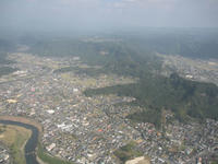 鹿児島上空