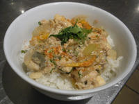 トモちゃん作　シーフード丼