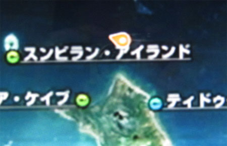 ミズダコの釣れた場所