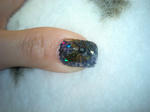 BLACK　ホロ　Nail