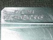 KOJIMA MACHINE WORKSの文字は永遠に残るだろう