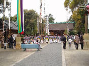 本祭でも奉納が行なわれる