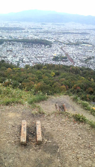 大文字焼きの土台