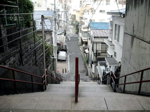 須賀神社男坂