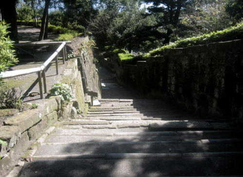 仙巌園石段