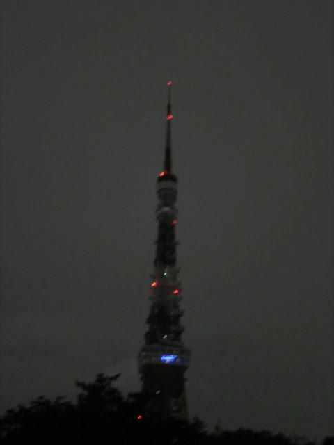 東京タワーライトダウン