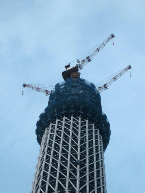 第一展望台工事中