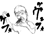 咳のイメージイラスト