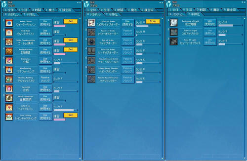 錬金術・パラディン・半神化