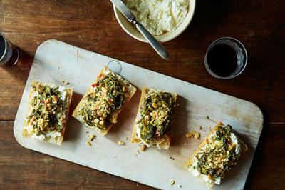 Olive Oil-Braised Broccoli Rabe