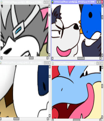 詰め合わせリクイラスト製作状況