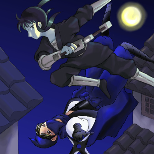 潜と忍／なこさんと私のオリキャラ