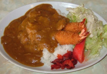 ○カン「エビフライカレー」