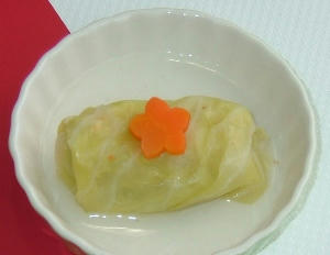 豆腐のロールキャベツ