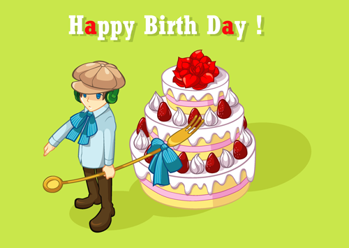 誕生日絵