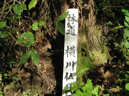 林道標柱
