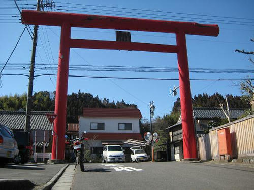 東金砂神社の鳥居