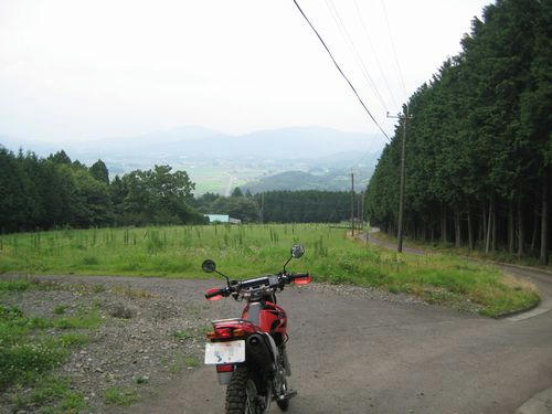 桜川市猿田地区付近