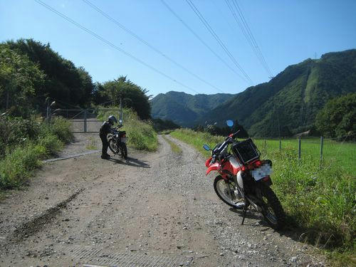 栗原川林道