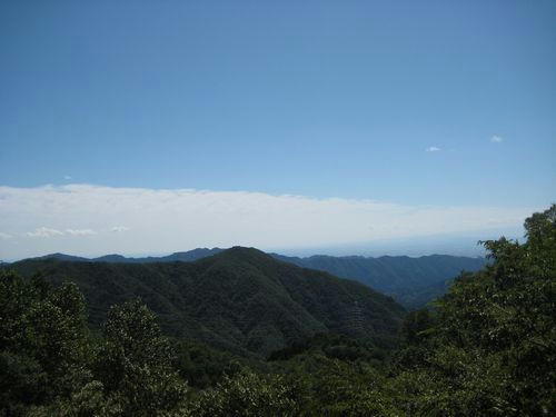 小中西山林道からの眺め