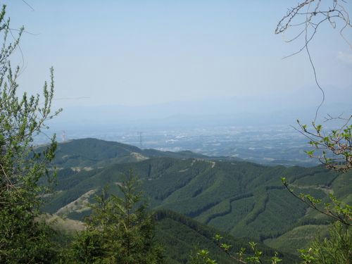八溝山の眺め