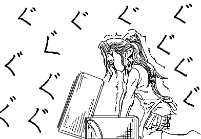 ぐぐぐぐ…　ひかり、メモリを差し込もうとする