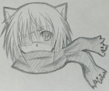眼帯わんこ