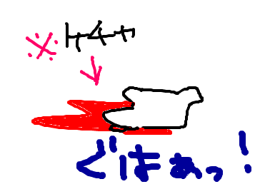 0929/21：35※違う意味での吐血中