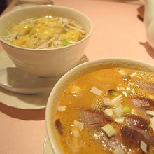 ワンタン麺とタンタンメン