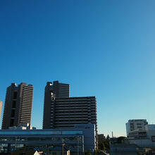 雲ひとつない青空！