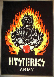 HYSTERICS ARMY毛布 Black