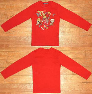 The HYSTERIC'S長袖Ｔシャツ Red
