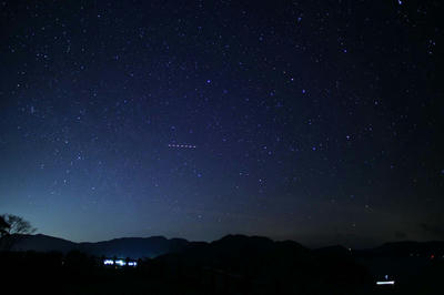 空の公園 星空 磯にはいつも夢がある