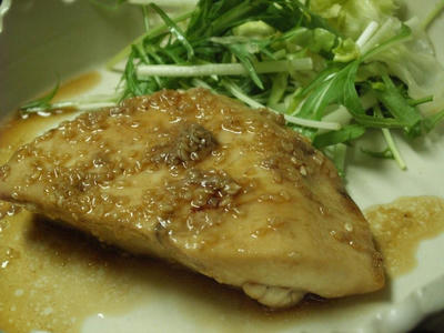 かじきゴマ照り焼き
